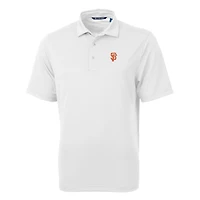 Polo blanc Pique recyclé Virtue Eco des Giants de San Francisco pour homme, Cutter & Buck