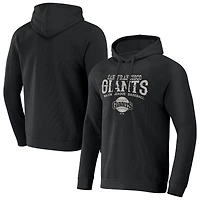 Collection Darius Rucker pour homme par Fanatics Black San Francisco Giants Waffle-Knit Raglan Pullover