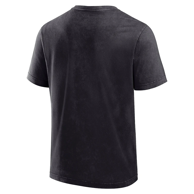 Collection Darius Rucker pour homme par Fanatics - T-shirt Henley noir délavé des Giants de San Francisco