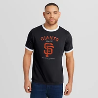 Collection Darius Rucker pour homme par Fanatics - T-shirt noir San Francisco Giants à col rond délavé