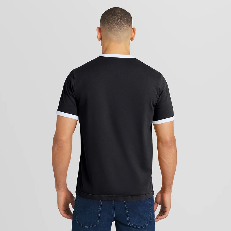 Collection Darius Rucker pour homme par Fanatics - T-shirt noir San Francisco Giants à col rond délavé