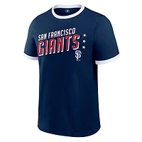 Men's Darius Rucker Collection by Fanatics  Navy San Francisco Giants Americana Washed Ringer T-Shirt