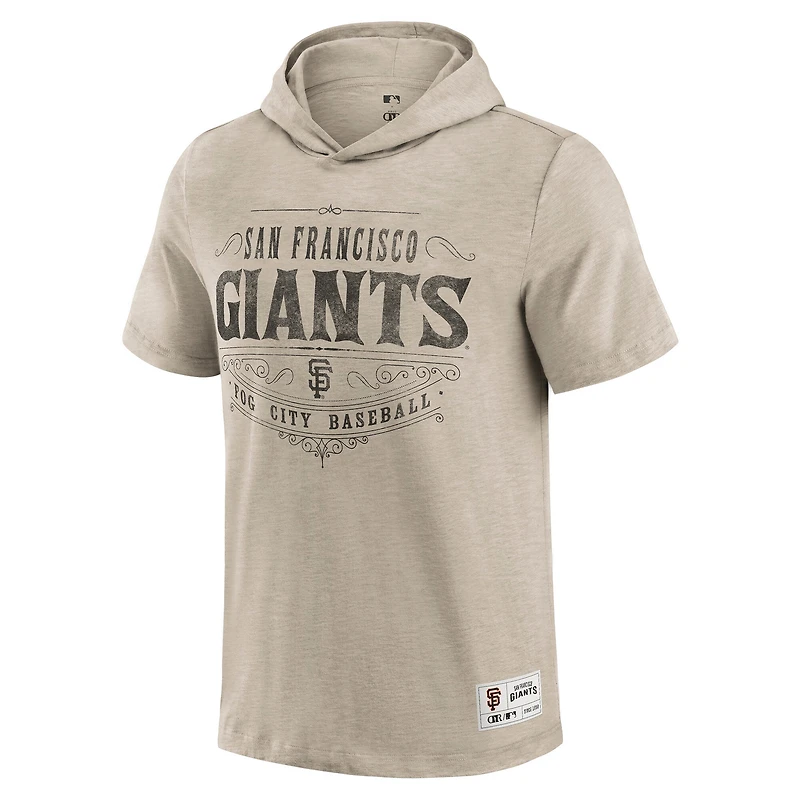 Men's Darius Rucker Collection by Fanatics  Tan San Francisco Giants Hooded T-Shirt