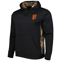 Chandail à capuchon Dunbrooke Rangers San Francisco Giants noir/camouflage pour homme