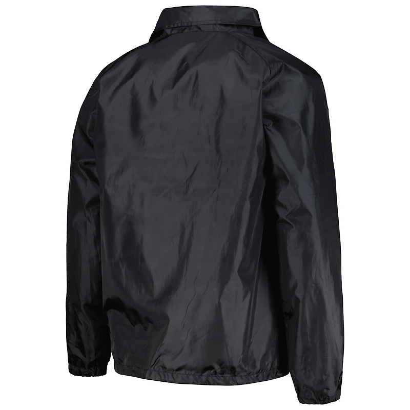 Veste coupe-vent raglan à bouton-pression pour hommes Dunbrooke noire des Giants de San Francisco