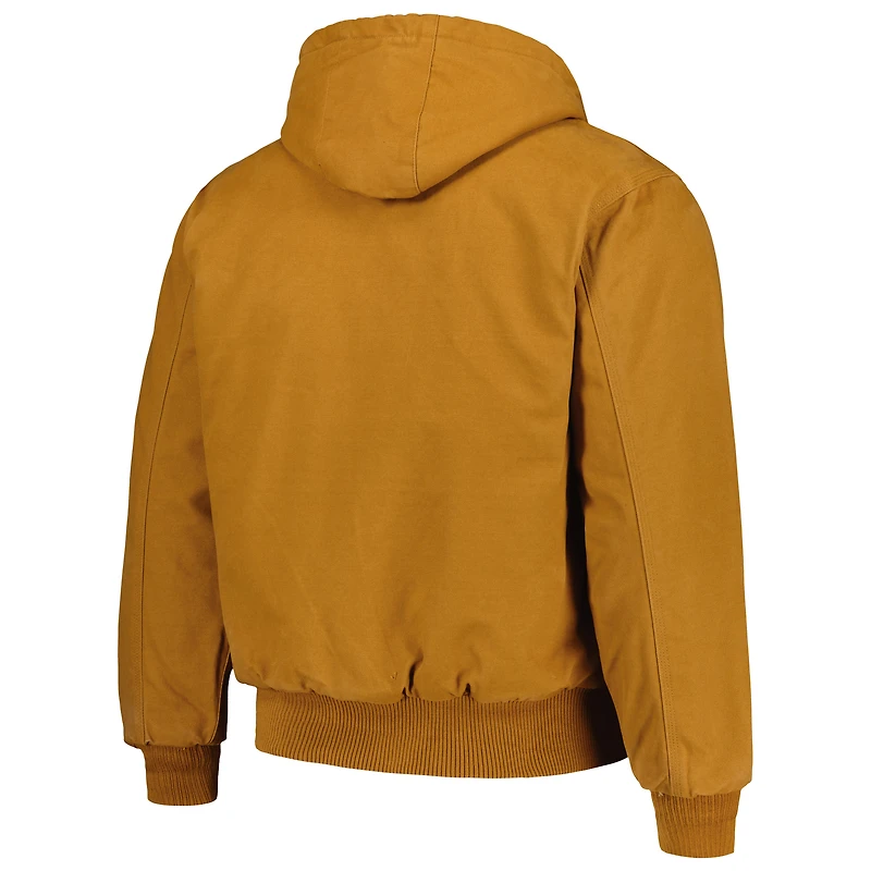 Veste à capuche entièrement zippée Dunbrooke Brown San Francisco Giants Dakota Work pour hommes