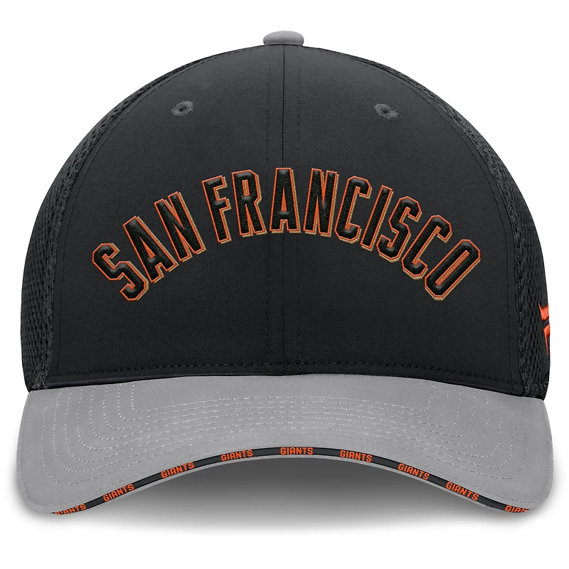 Casquette Fanatics Flex noire/grise des Giants de San Francisco pour homme