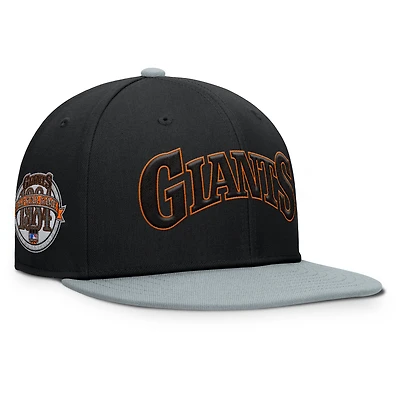 Men's Fanatics Black/Gray San Francisco Giants Yard Fitted Hat