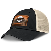 Men's Fanatics  Black/Natural San Francisco Giants Cooperstown Collection Eastbound Mesh Adjustable Hat