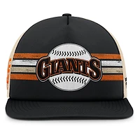 Men's Fanatics Black/Natural San Francisco Giants Cooperstown Collection Powers Snapback Hat