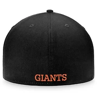 Men's Fanatics Black/Orange San Francisco Giants Heritage Patch Fitted Hat