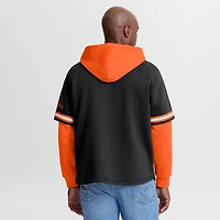 Men's Fanatics Black/Orange San Francisco Giants Oversized Fire Speed​ Layered Hoodie
