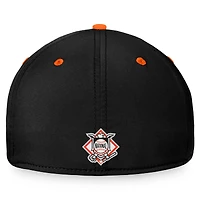 Casquette flexible à logo empilé Fanatics pour hommes, noir/orange, San Francisco Giants