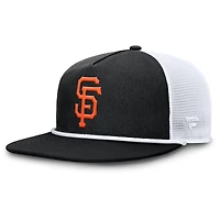 Casquette Snapback Fanatics noire/blanche pour homme des Giants de San Francisco Clubhouse Change Up