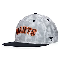 Casquette ajustée à teinture fumée Fanatics pour hommes, noir/blanc, San Francisco Giants