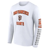 Men's Fanatics Black/White San Francisco Giants Two-Pack Combo T-Shirt Set