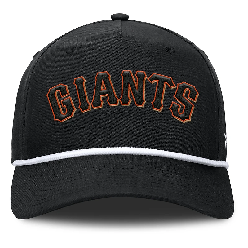Casquette ajustable en forme de A Clubhouse Foul Ball Fanatics pour homme, noire, San Francisco Giants