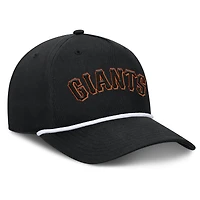 Casquette ajustable en forme de A Clubhouse Foul Ball Fanatics pour homme, noire, San Francisco Giants