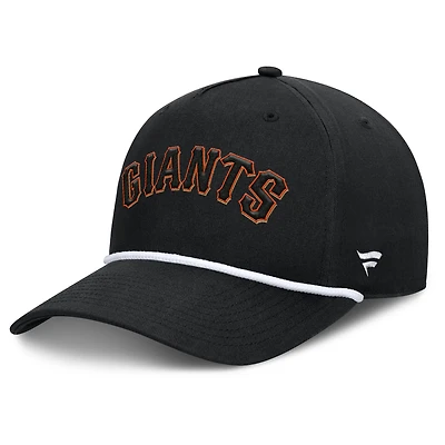 Casquette ajustable en forme de A Clubhouse Foul Ball Fanatics pour homme, noire, San Francisco Giants