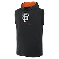 Sweat à capuche sans manches Fire Speed ​​des Giants de San Francisco pour homme, noir, Fanatics