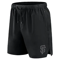 Men's Fanatics Black San Francisco Giants Front Office Micro Tonal Shorts