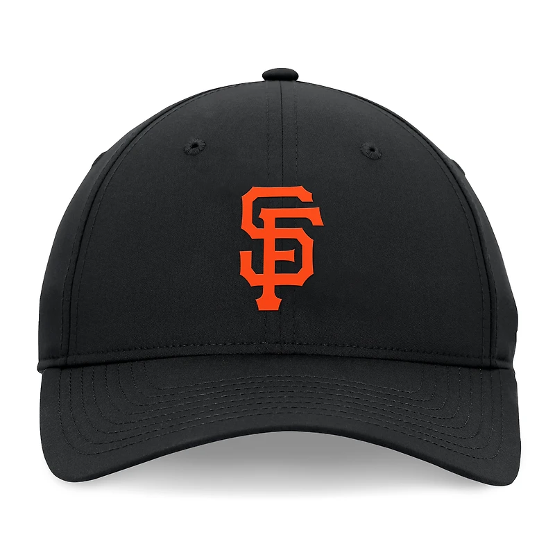 Men's Fanatics Black San Francisco Giants Front Office Ripstop Unstructured Adjustable Hat