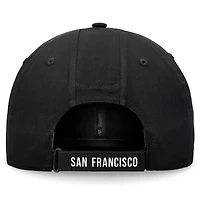 Men's Fanatics Black San Francisco Giants Front Office Ripstop Unstructured Adjustable Hat