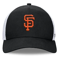 Casquette ajustable à cadre en A fondamental noir San Francisco Giants Fanatics pour hommes