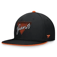 Men's Fanatics Black San Francisco Giants Fundamental Tri-Script Fitted Hat