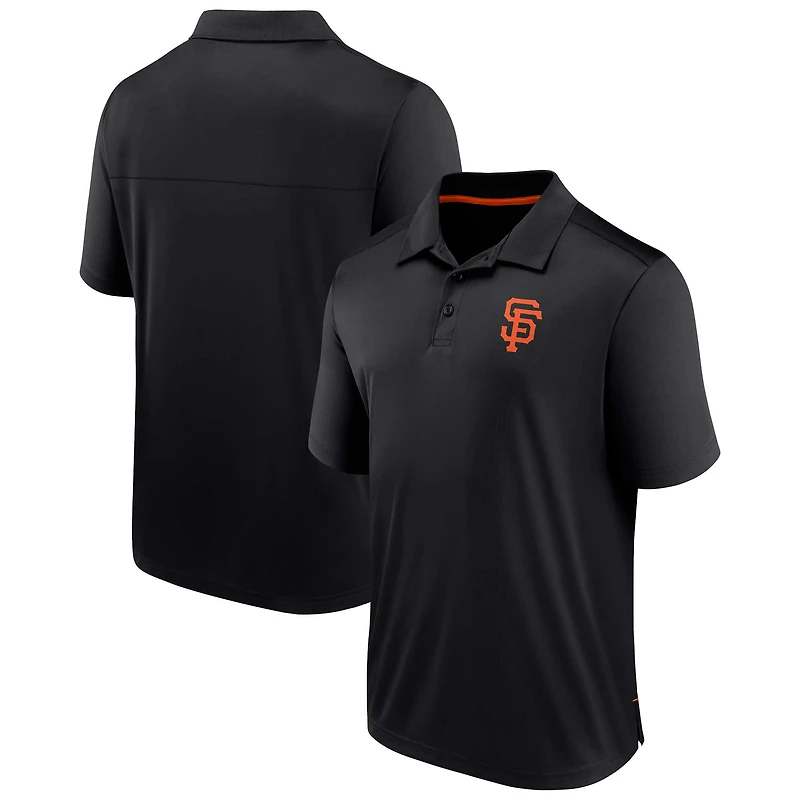 Polo haut de gamme noir San Francisco Giants Fanatics pour hommes