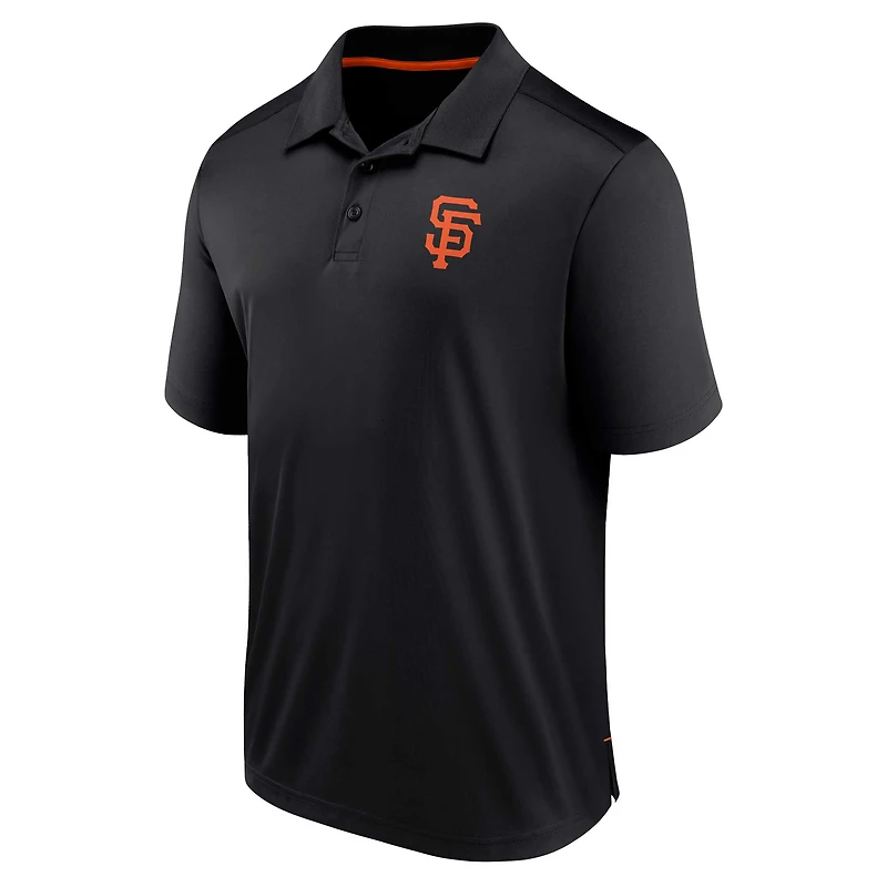 Polo haut de gamme noir San Francisco Giants Fanatics pour hommes