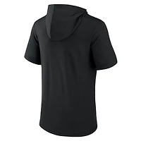 Men's Fanatics Black San Francisco Giants Iconic Rebel Short Sleeve Hooded Top