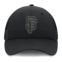 Casquette de camionneur ajustable noire Fanatics pour hommes des Giants de San Francisco
