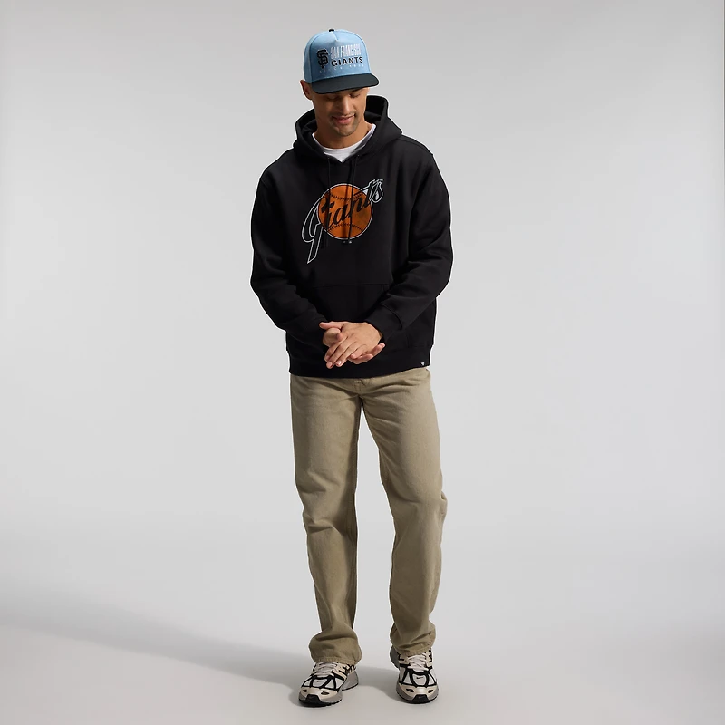 Sweat à capuche Fanatics noir San Francisco Giants Legacy pour homme