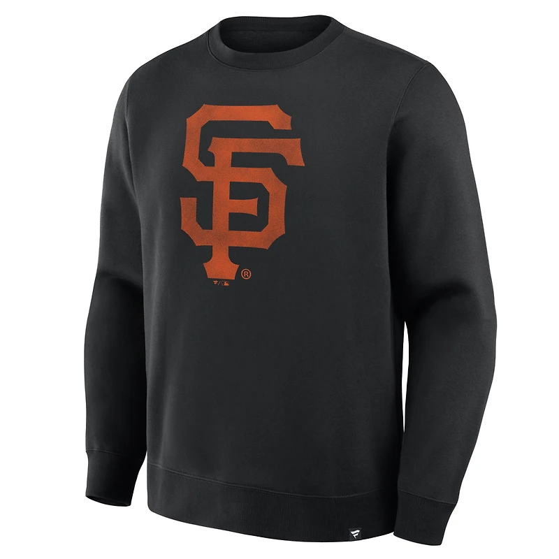 Sweat-shirt Fanatics noir pour homme, collection San Francisco Giants Legacy