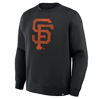 Sweat-shirt Fanatics noir pour homme, collection San Francisco Giants Legacy