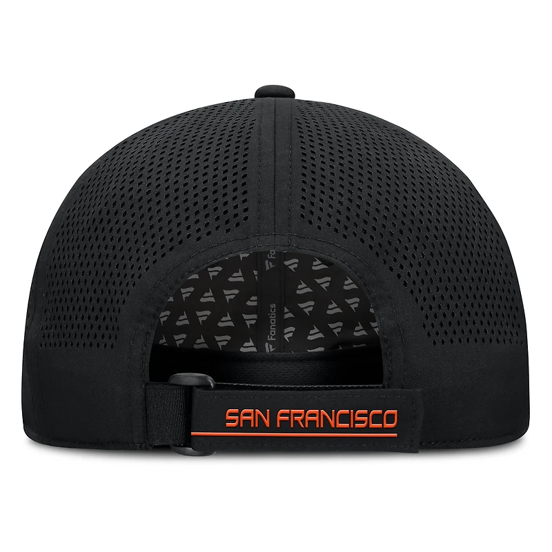 Casquette ajustable Fanatics noire pour homme San Francisco Giants Level Up Driver