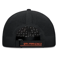 Casquette ajustable Fanatics noire pour homme San Francisco Giants Level Up Driver