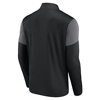 Haut noir à quart de zip avec logo Fanatics des Giants San Francisco pour hommes