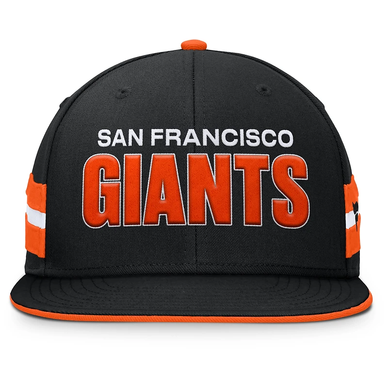 Men's Fanatics Black San Francisco Giants Pick Off Fitted Hat