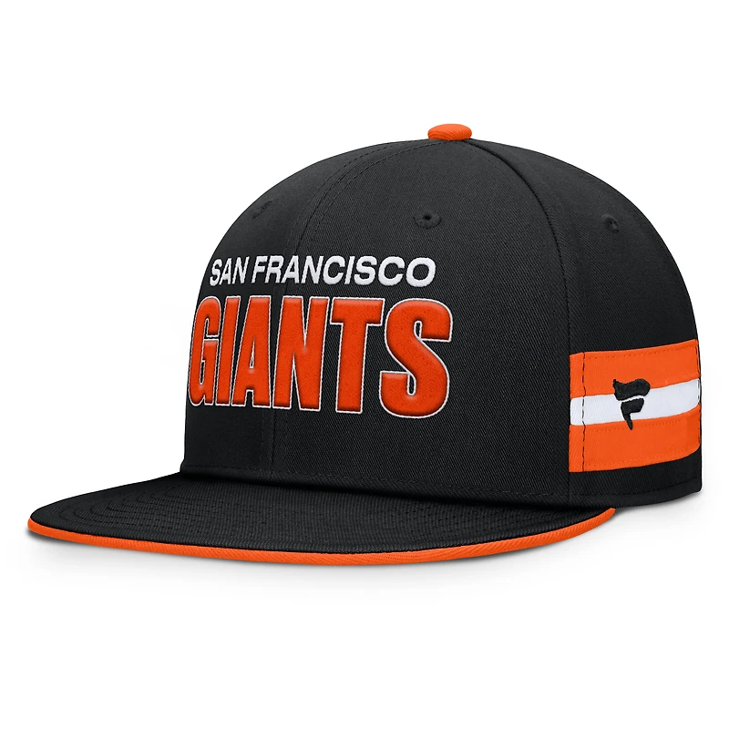 Casquette ajustée noire San Francisco Giants Pick Off pour homme de Fanatics