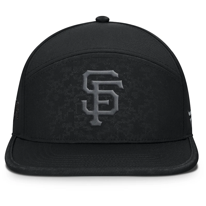 Casquette ajustable Fanatics noire pour homme des Giants de San Francisco Platoon