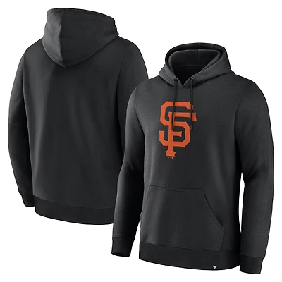 Sweat à capuche Fanatics noir pour homme, logo principal des Giants de San Francisco, style Legacy