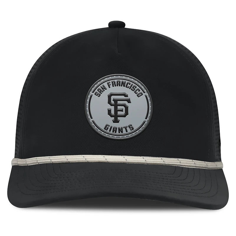 Casquette ajustable Fanatics noire San Francisco Giants Signature A-Frame pour homme