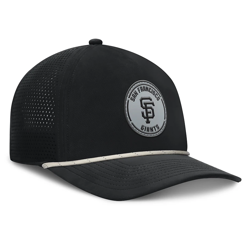 Casquette ajustable Fanatics noire San Francisco Giants Signature A-Frame pour homme