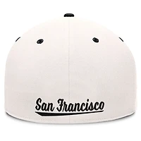 Men's Fanatics Cream/Black San Francisco Giants Unit Fitted Hat