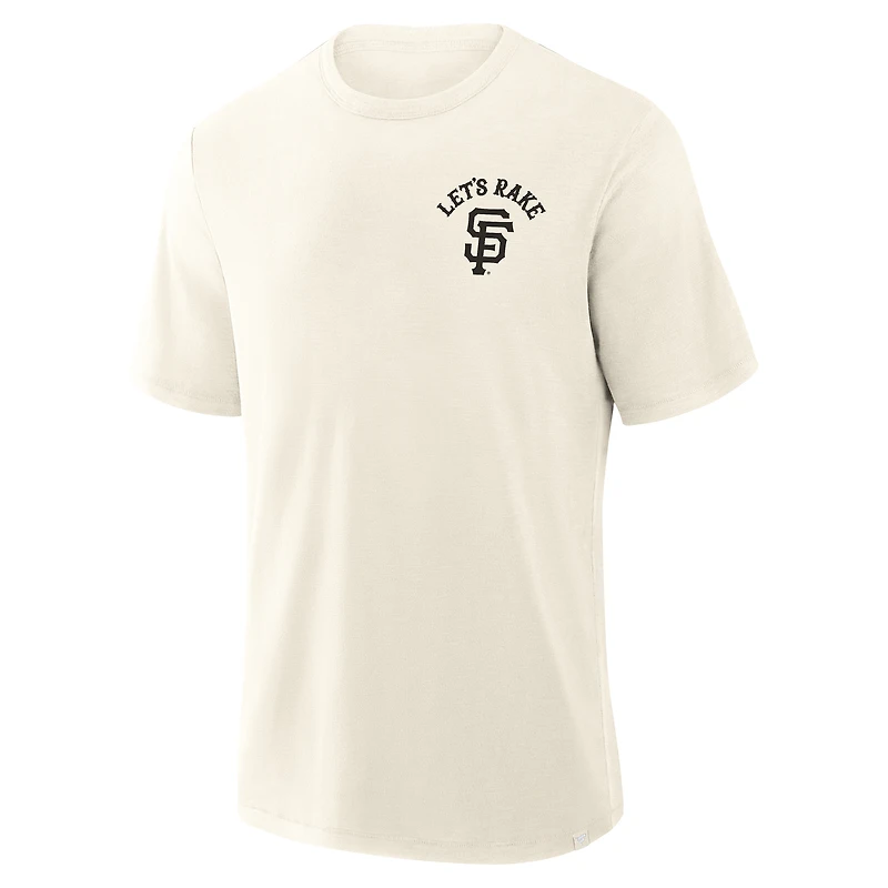 T-shirt Fanatics crème pour homme