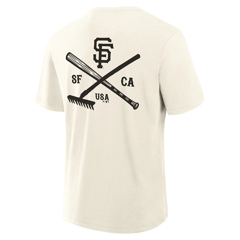 T-shirt Fanatics crème pour homme
