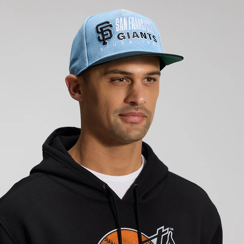 Men's Fanatics Denim San Francisco Giants Twinbill Snapback Hat