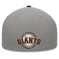 Men's Fanatics Gray/Black San Francisco Giants Clubhouse Dugout Fitted Hat